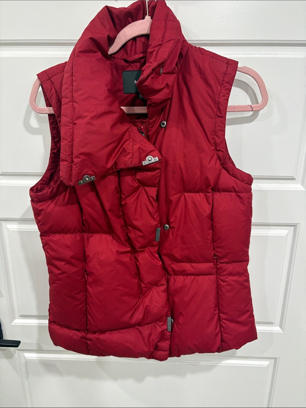 Mexx Red Quilted Puffer Vest